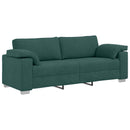 Sofa 2 pcs Mørkegrøn 219 x 80 x 82 cm Stof