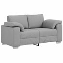 Sofa 2 pcs Skygrå 219 x 80 x 82 cm Stof