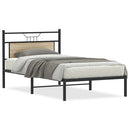 sengeramme uden madras 107x203 cm konstrueret træ sonoma-eg