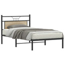sengeramme uden madras 107x203 cm konstrueret træ sonoma-eg