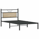 sengeramme uden madras 107x203 cm konstrueret træ sonoma-eg