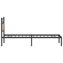 sengeramme uden madras 107x203 cm konstrueret træ sonoma-eg
