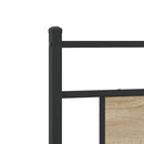 sengeramme uden madras 107x203 cm konstrueret træ sonoma-eg