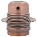 lampeholdere 2 stk rød bronze E27