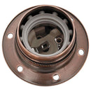 lampeholdere 2 stk rød bronze E27