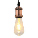 lampeholdere 2 stk rød bronze E27