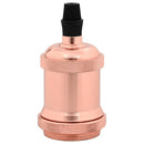 lampeholdere 2 stk rosaguld E27