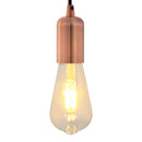 lampeholdere 2 stk rød bronze E27