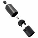 lampeholdere 2 stk blank sort E27