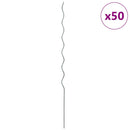 Plante støtte 50 pcs Grøn 150 x 0,6 x 0,6 cm Stål