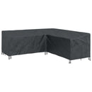 Møbelbetræk Sort 220 x 220 x 80 cm 420D Oxford Stof
