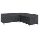 Møbelbetræk 270 x 270 x 80 cm 600D Oxford Stof L-form Vandtæt