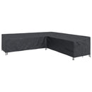 Møbelbetræk Sort 325 x 325 x 80 cm 210D Oxford Stof