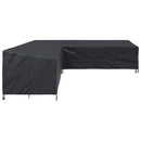 Møbelbetræk Sort 325 x 325 x 80 cm 210D Oxford Stof