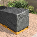 Møbelbetræk Sort 250 x 180 x 80 cm 210D Oxford Stof