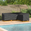 Møbelbetræk 260 x 210 x 80 cm 600D Oxford Stof L-form Vandtæt