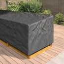 Møbelbetræk Sort 330 x 255 x 80 cm 210D Oxford Stof