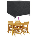 Møbelbetræk Sort 135 x 135 x 90 cm 420D Oxford stof