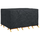Møbelbetræk Ensfarvet Sort 180 x 120 x 74 cm 210D