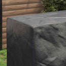 Møbelbetræk Ensfarvet Sort 180 x 70 x 90 cm 600D