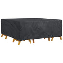 Møbelbetræk Ensfarvet Sort 200 x 200 x 90 cm 600D