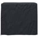 Brændestabelafdækning Sort 61 x 122 x 106 cm 210D Oxford Stof