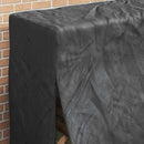 Brændestabelafdækning Sort 61 x 122 x 106 cm 420D Oxford stof