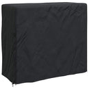 Brændestabelafdækning Sort 61 x 122 x 106 cm 420D Oxford stof