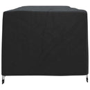 Liggestolsbetræk Ensfarvet Sort 205 x 100 x 70 cm Stof