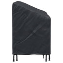 Havebænkkappe Sort 134 x 70 x 65 / 94 cm 210D Oxford Stof