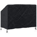 Havebænkkappe Sort 134 x 70 x 65 / 94 cm 420D Oxford Stof