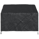 Havebænkkappe Sort 134 x 70 x 65 / 94 cm 420D Oxford Stof