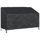 Havebænkkappe Sort 165 x 70 x 65 / 94 cm 210D Oxford Stof
