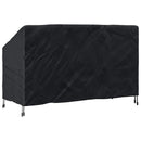 Havebænkkappe Sort 165 x 70 x 65 / 94 cm 210D Oxford Stof