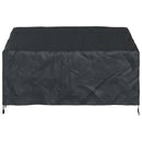 Havebænkkappe Sort 165 x 70 x 65 / 94 cm 420D Oxford Stof