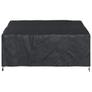 Havebænkkappe Sort 205 x 85 x 65 / 94 cm 210D Oxford Stof
