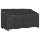 Havebænkkappe Sort 205 x 85 x 65 / 94 cm 210D Oxford Stof