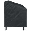 Havebænkkappe Sort 205 x 85 x 65 / 94 cm 210D Oxford Stof