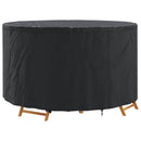 Møbelbetræk Sort 157 x 157 x 85 cm 210D Oxford Stof