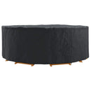 Møbelbetræk Sort 244 x 244 x 71 cm 210D Oxford Stof