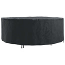 Møbelbetræk Sort 244 x 244 x 105 cm 210D Oxford Stof