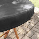 Udendørs Borddække 112 x 112 x 10 cm 210D Oxford Stof Rund Sort
