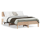 sengeramme uden madras 120x190 cm massivt fyrretræ