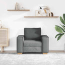 sofastol mørkegrå 100x78x84 cm stof
