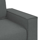 sofastol mørkegrå 100x78x84 cm stof