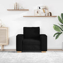 sofastol sort 100x78x84 cm stof