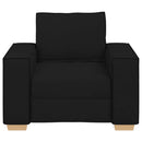 sofastol sort 100x78x84 cm stof