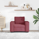 sofastol vinrød 100x78x84 cm stof