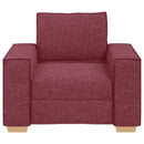 sofastol vinrød 100x78x84 cm stof