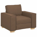sofastol brun 100x78x84 cm stof